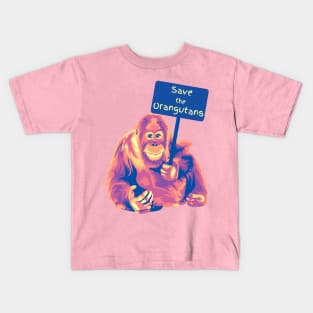 Save The Orangutans Kids T-Shirt